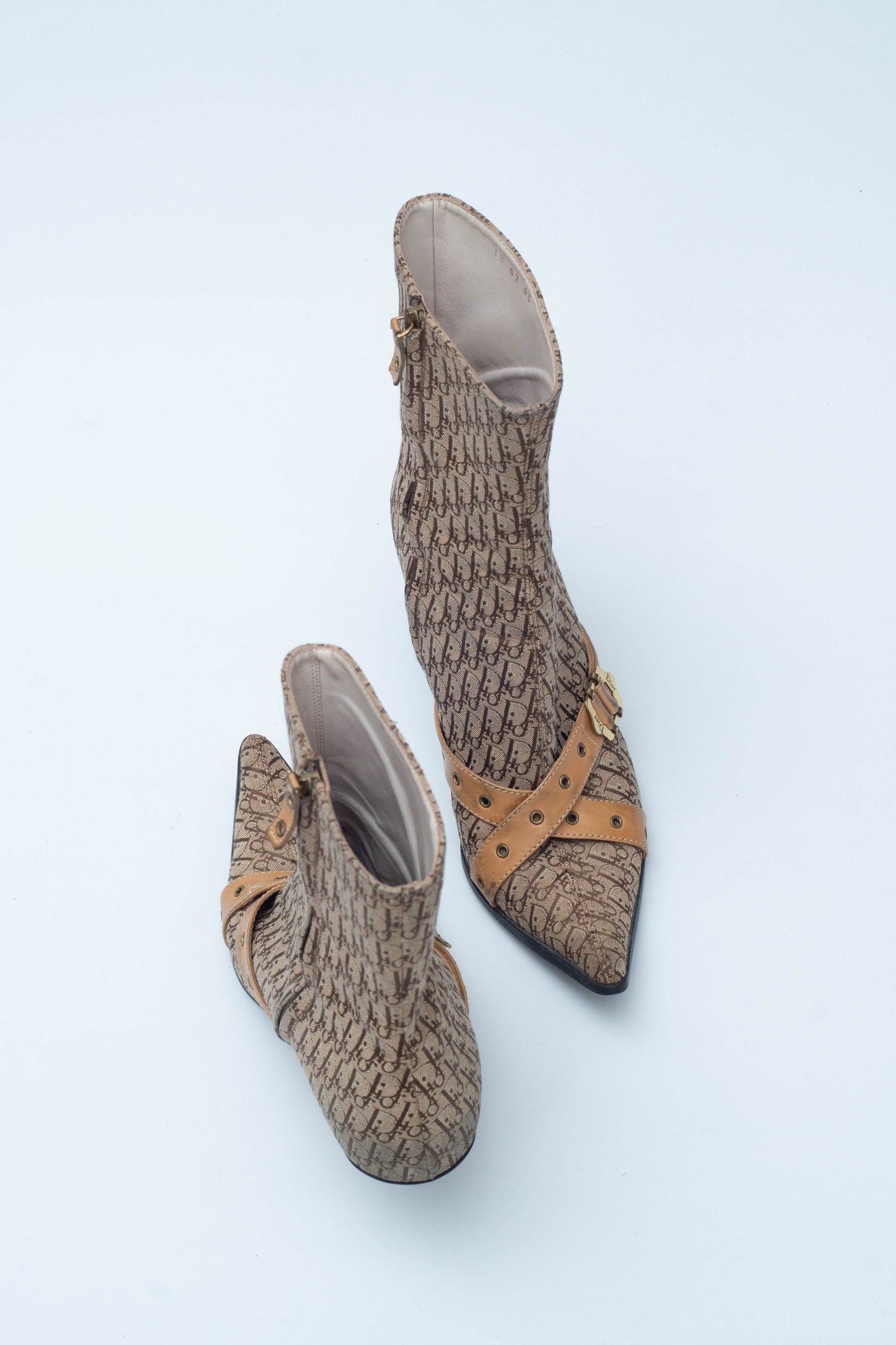 DIOR MONOGRAM BOOTS
