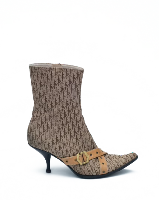 DIOR MONOGRAM BOOTS
