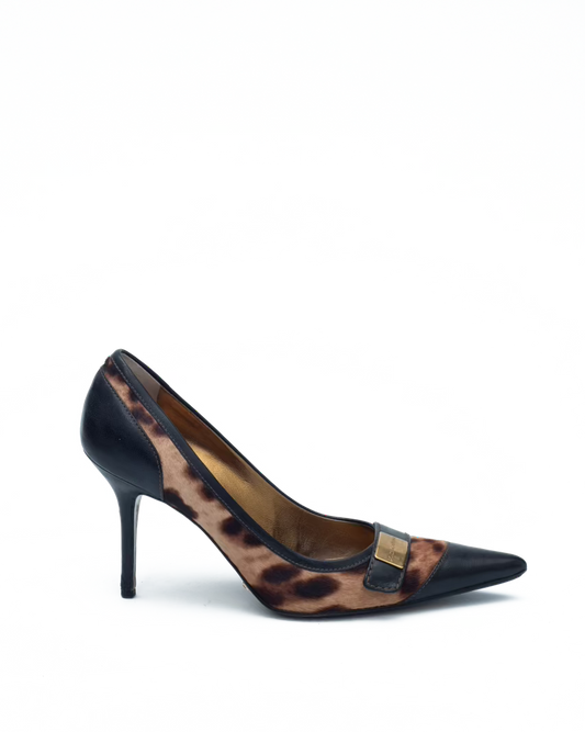 DOLCE & GABBANA PONYSKIN DECOLLETE