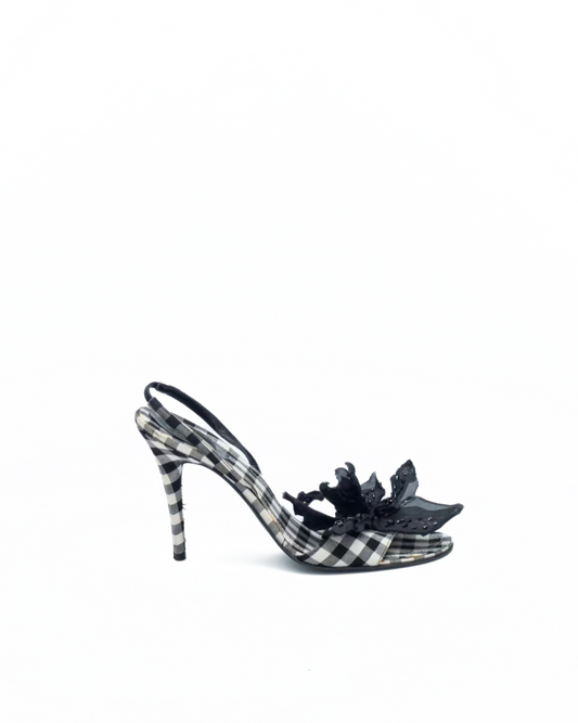 RENE CAOVILLA FLOWER SANDALS