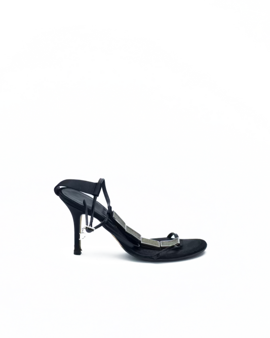DIOR SILVER SANDALS