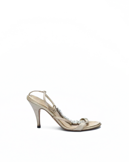 ZANOTTI RHINESTONES SANDALS
