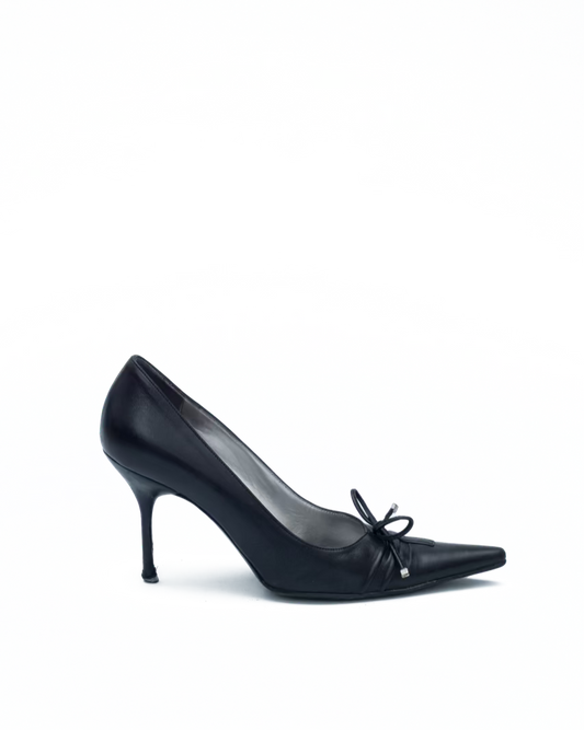 DOLCE & GABBANA BLACK DECOLLETE