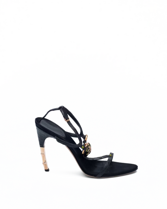 GUCCI SS 2004 SNAKE HEELS