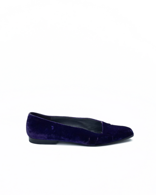 DIOR VELVET FLATS
