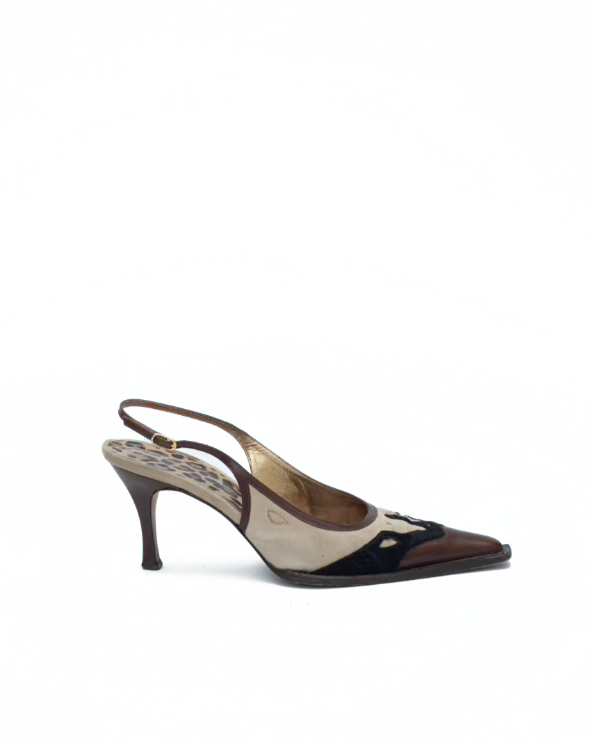 DOLCE & GABBANA COWBOY SLINGBACKS