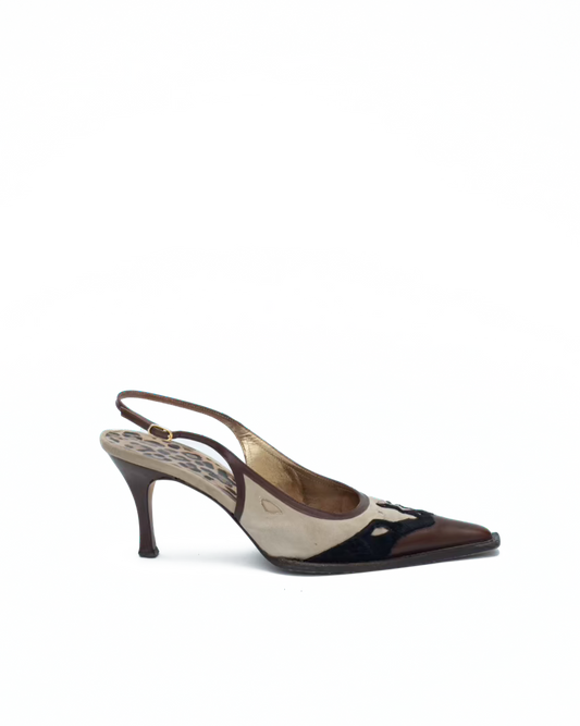 DOLCE & GABBANA COWBOY SLINGBACKS