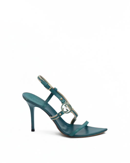 GUCCI TURQUOISE SANDALS