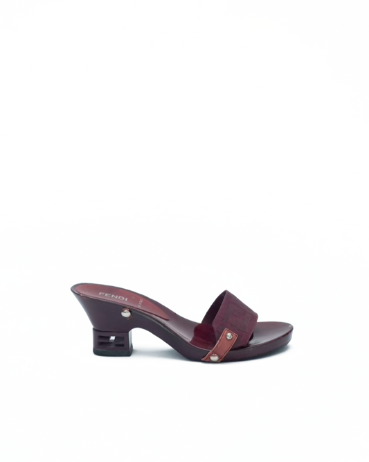 FENDI PURPLE CLOMPS